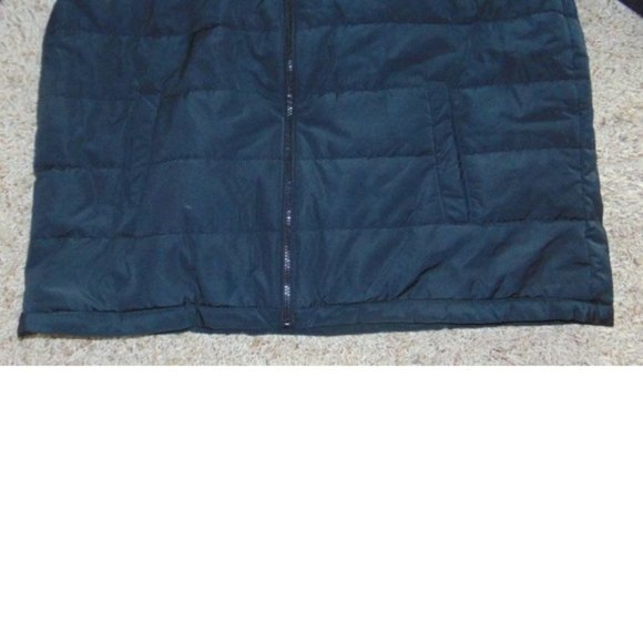 Mens Winter Jacket Apt 9 Black Quilted size 2XL Knit Zip Up Hooded Sherpa Lined - Picture 5 of 8